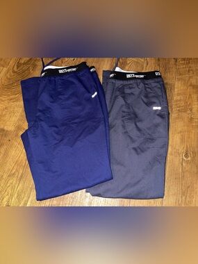Grey's Anatomy Scrub Pants - Navy & Charcoal Gray